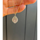 Speckled Pendant - Rubies and Diamonds